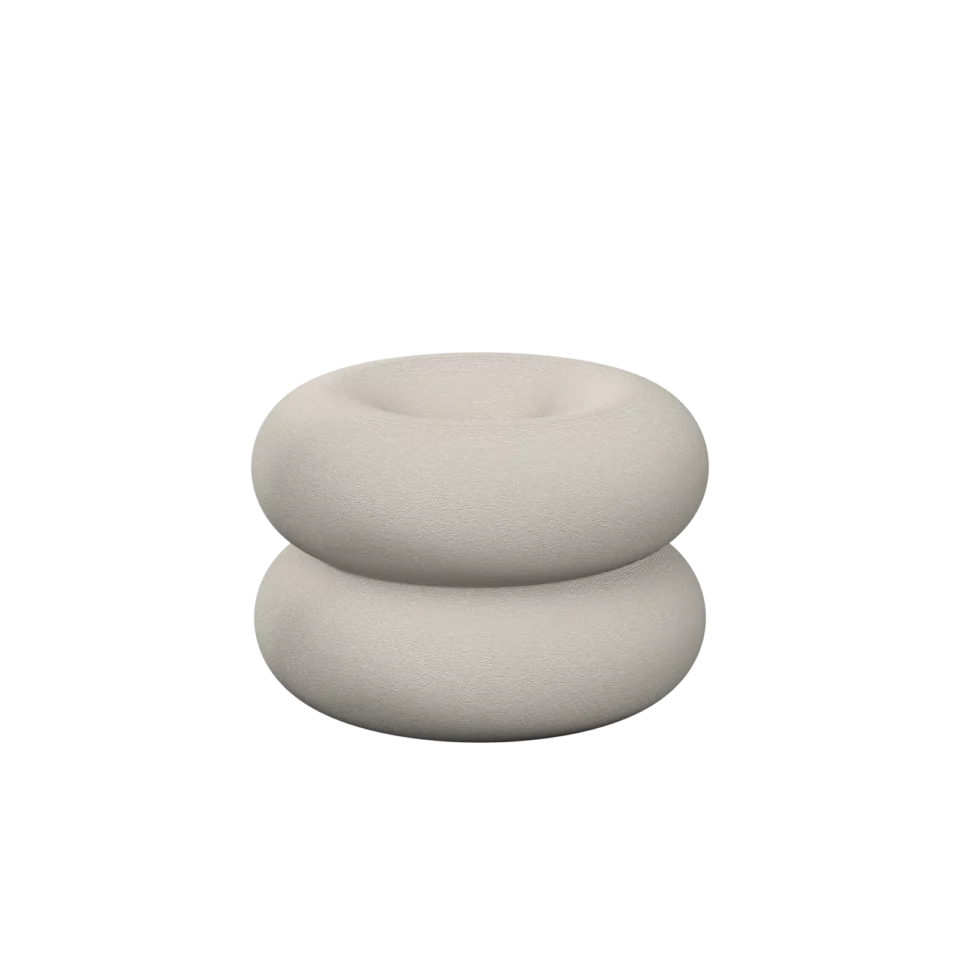 Organische kaarshouder uit plantaardig polymeer. Conische voet voor alle diner kaarsen. Beschikbaar in verschillende kleuren. 3D print.